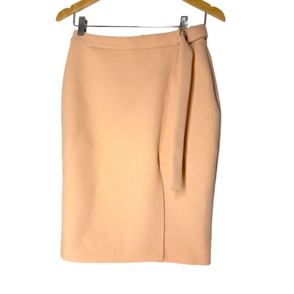 Topshop Belted Pencil Skirt